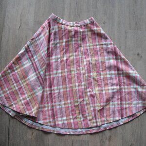 Present Co. Vintage Pink Skirt VTG sz 5-6 Modern XS 0 Wool